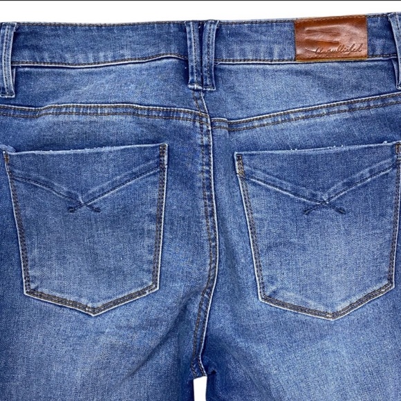 Anthropologie Unpublished Jeans. Mid rise, distressed flare jeans. Size 27. - Picture 5 of 5